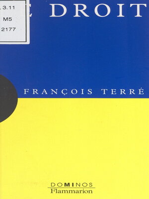 cover image of Le Droit